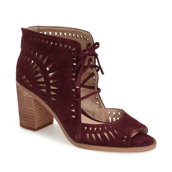 Vince Camuto Shoes - Vince Camuto 'Tarita' Cutout Lace-Up Sandals 8.5